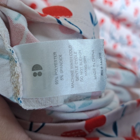 Dot Dot Smile Girly Cherry Print Flutter Sleeve Fit & Flare Flowy Dress Pink - Picture 4 of 9